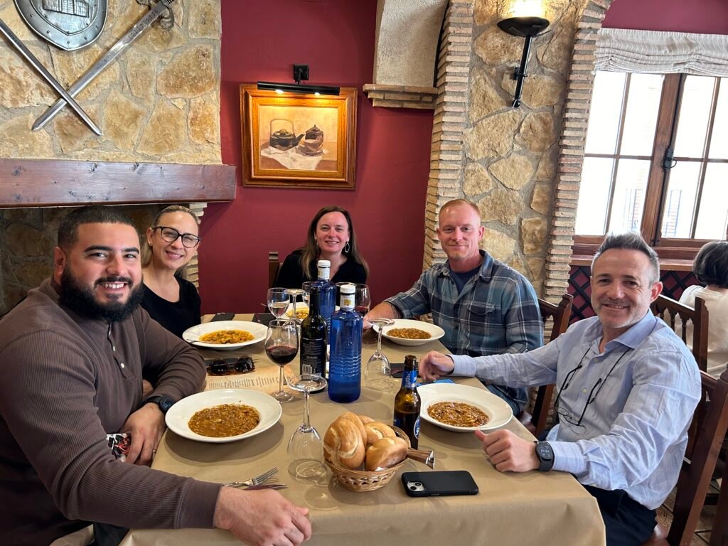 Lunch during our private wine-country day in Requena
